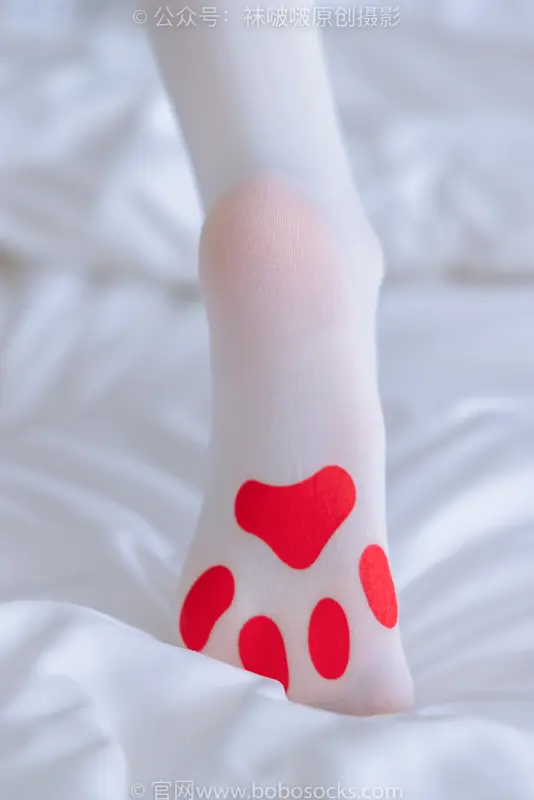 [BoBoSocks袜啵啵]NO.177 稚予-皮鞋、厚白丝（脚底猫爪印款） 18